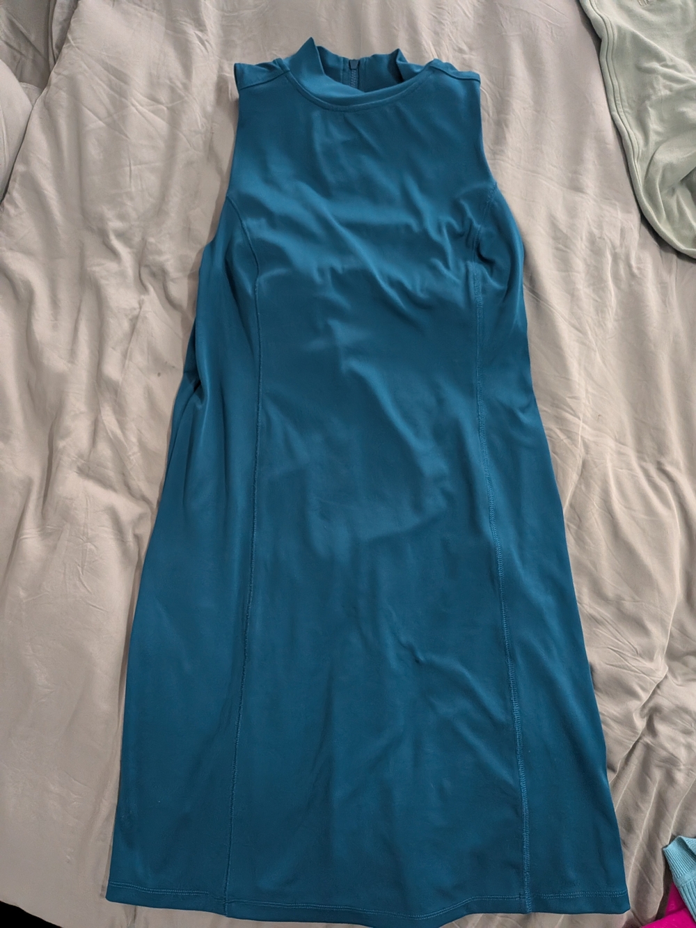 LOFT Sleeveless Teal Athletic Dress With Built In Support. XS